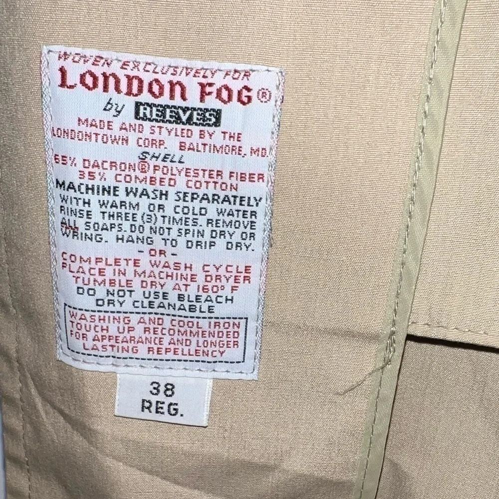 Vinatge London Fog Mens Trench Coat